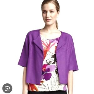 Kate Spade Vibrant Purple Women's Open Micha Blazer Size 10